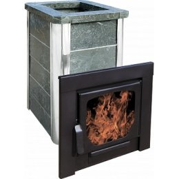 Дровяная печь для бани Варвара Сказка (до 24 куб. м)